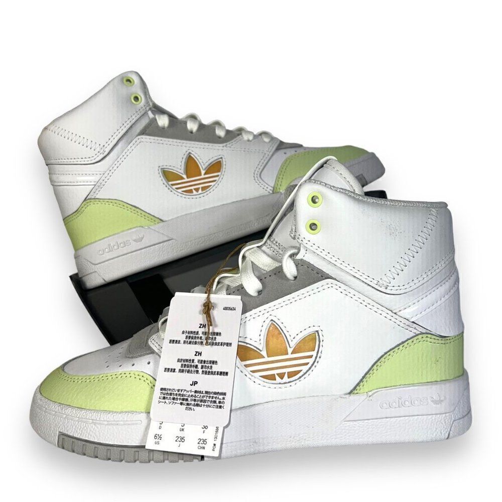 Adidas Drop‎ Step XL 'White Almost Lime' GZ1582 Women's 6.5